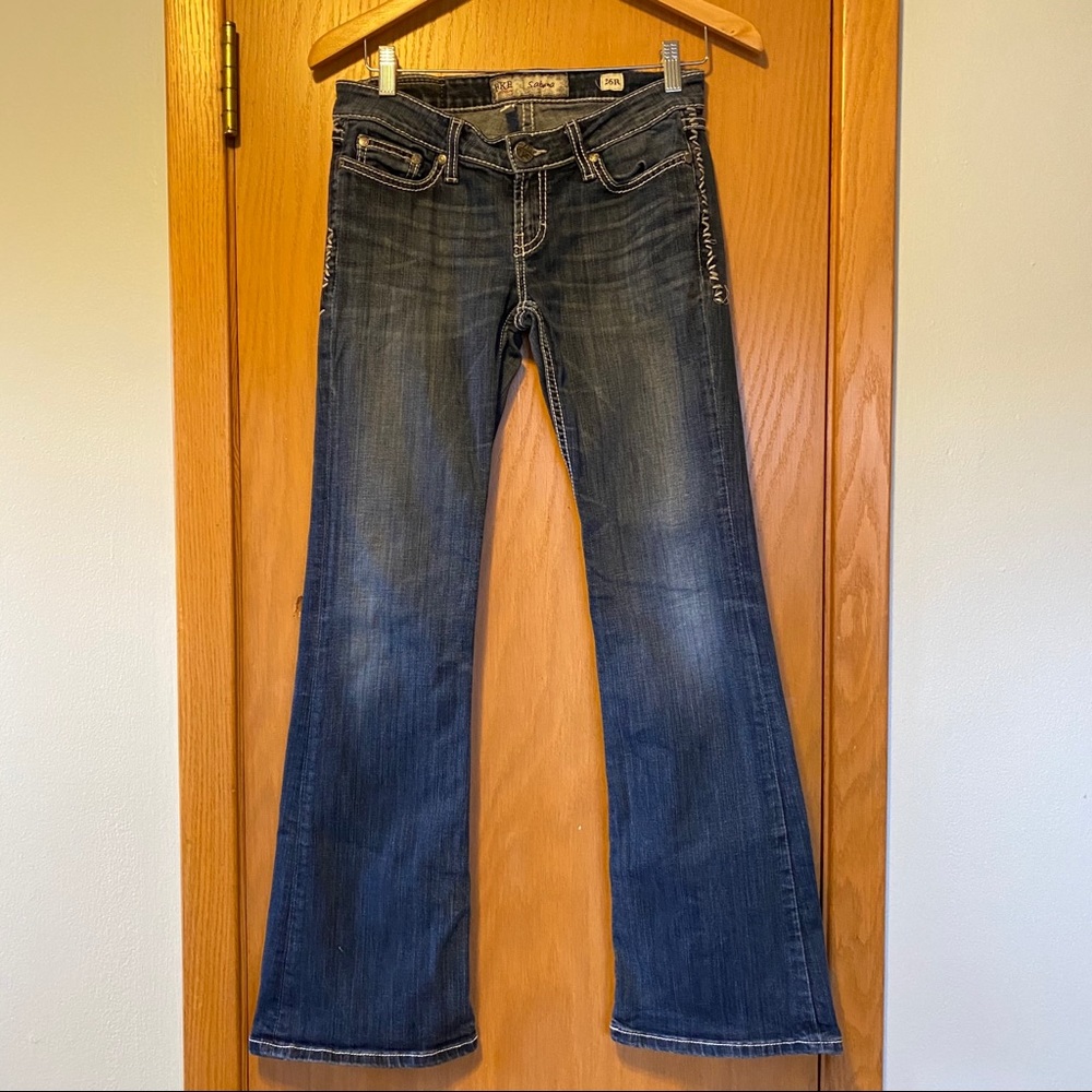 BKE Buckle Sabrina Flare Jeans 26R